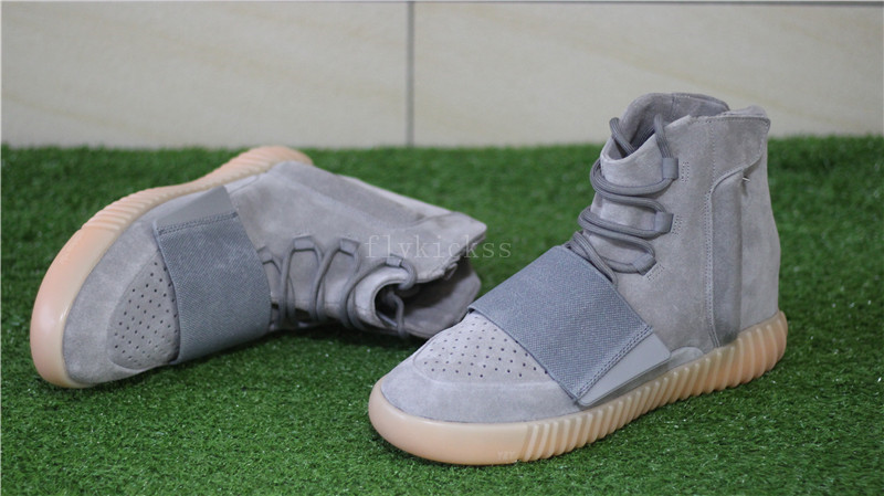 2016 Adidas yeezy boost 750 grey gum glow in the dark